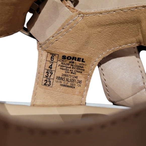 SOREL Women's Dayspring Ankle Strap Platform Sandal, Size 6 - Picture 11 of 11